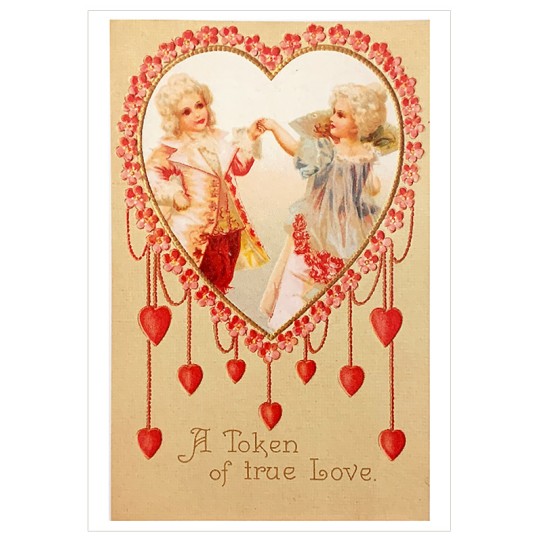A Token of True Love Valentine Postcard ~ Holland