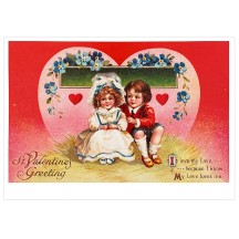 St. Valentine's Greeting Valentine Postcard ~ Holland
