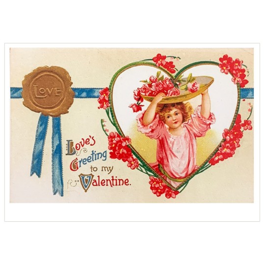 Love's Greeting Valentine Postcard ~ Holland