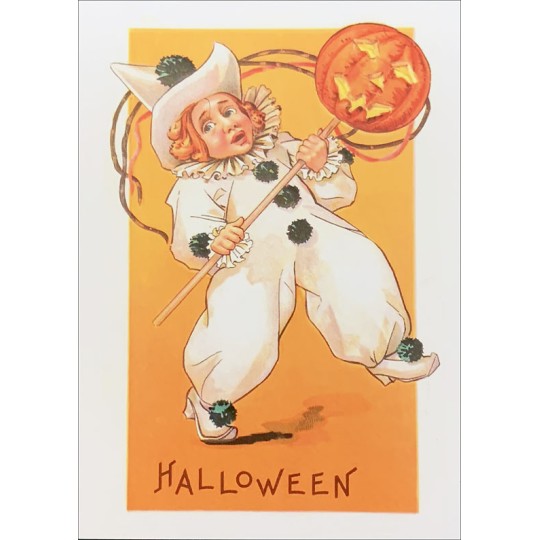 Halloween Clown Halloween Postcard ~ Holland