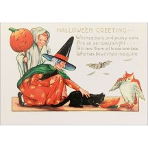 A Halloween Greeting Postcard ~ Holland
