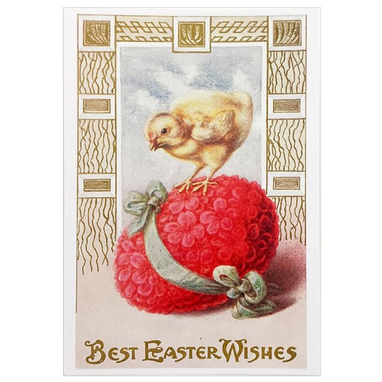Best Easter Wishes Chick Easter Postcard ~ Holland