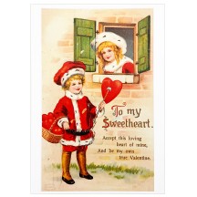 To My Sweetheart Valentine Postcard ~ Holland