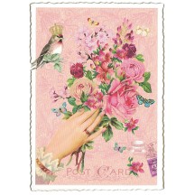 Beautiful Flower Bouquet Postcard ~ Germany