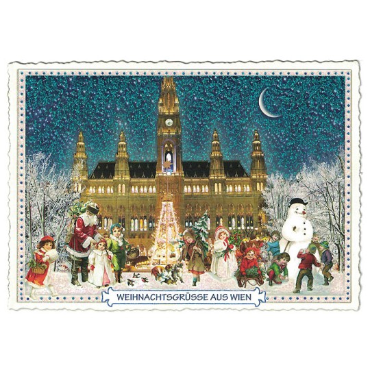 Vienna Christmas Postcard ~ Germany
