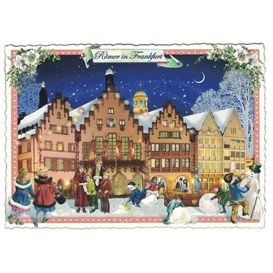 Frankfurt Christmas Postcard ~ Germany