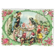 Snow White Fairytale Postcard ~ Germany