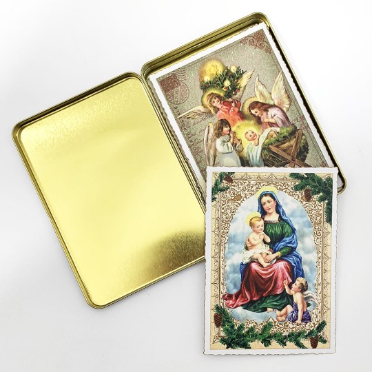 Holy Night Postcard Set ~ 12 Postcards in a Tin ~ Germany
