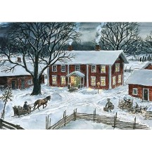 The Farm Christmas Postcard Sven Nordqvist ~ Sweden