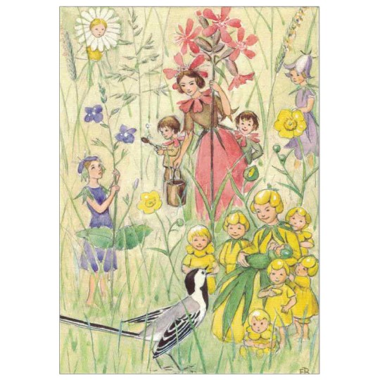 Flower Fairy Postcard ~ Sweden