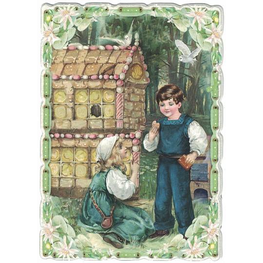 Hansel and Gretel Fairytale Postcard ~ Germany