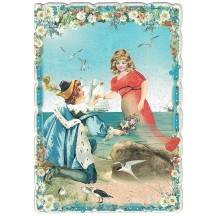 The Little Mermaid Fairytale Postcard ~ Germany