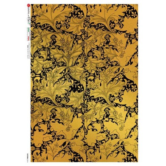 Autumn Leaves Rice Paper Decoupage Sheet ~ Italy