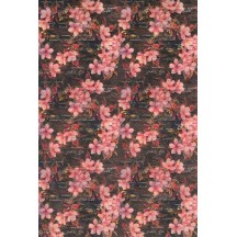 Pink Blossom Floral Rice Paper Decoupage Sheet ~ Italy