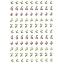 Petite Flower Sprays Rice Paper Decoupage Sheet ~ Italy