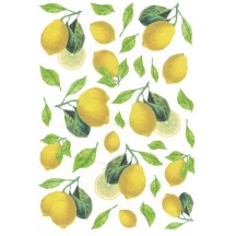 Mixed Lemons Rice Paper Decoupage Sheet ~ Italy