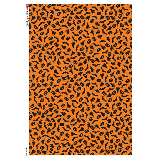 Halloween Print Rice Paper Decoupage Sheet ~ Italy