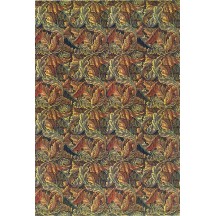 William Morris Art Nouveau Rice Paper Decoupage Sheet with Autumn Leaves ~ Italy