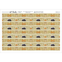Art Nouveau Halloween Borders Rice Paper Decoupage Sheet ~ Italy