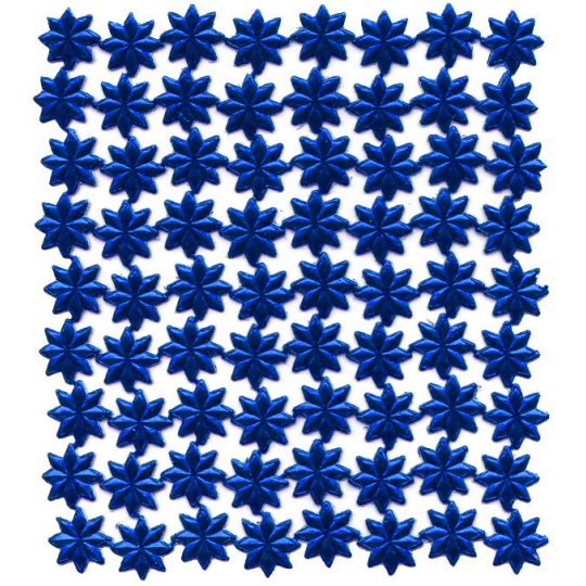 Medium Dark Blue Dresden Foil Stars ~ 72