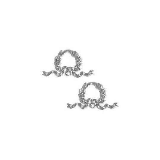 Silver Dresden Foil Christmas Wreaths ~ 12
