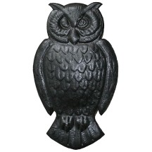 Extra Large Black Dresden Owls ~ 2