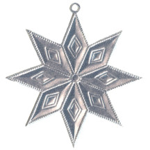 Silver Dresden Foil Diamond Stars ~ 4