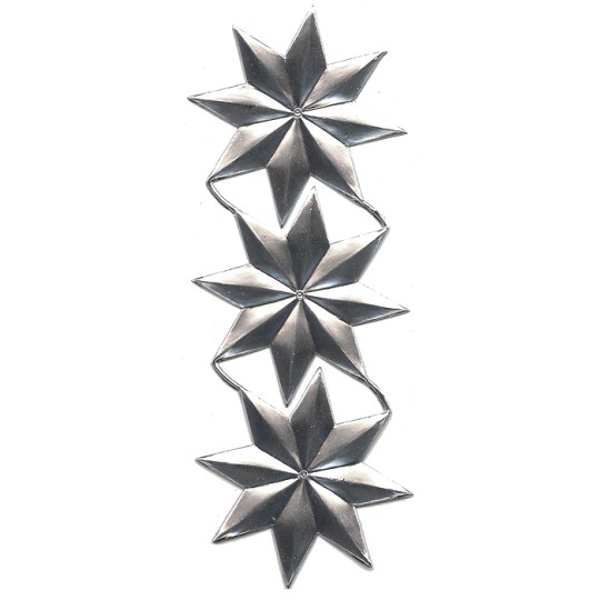 Large Silver Dresden Star ~ 3