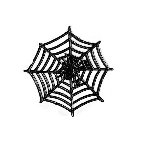 Black Dresden Spider Webs ~ 9