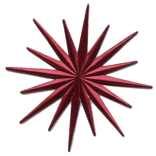 Radiant Burgundy Dresden Foil Halo ~ 2