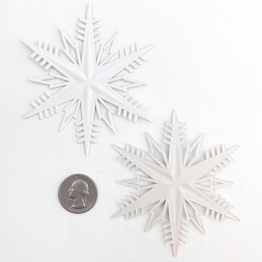 Classic White Paper Dresden Snowflakes ~ 2