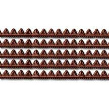 Rootbeer Brown Petite Pennant Dresden Foil Trim ~ 1/8"