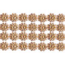 Antique Gold Dresden Flower Trim ~ 1/4" wide