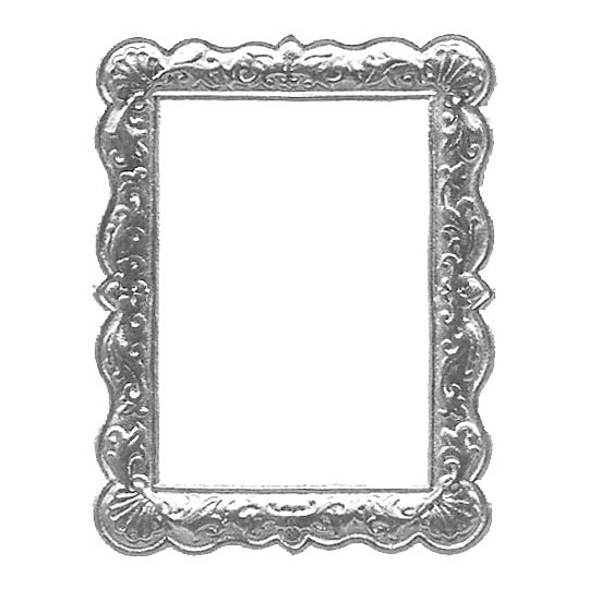 Silver Dresden Foil Shell Frame ~ 1