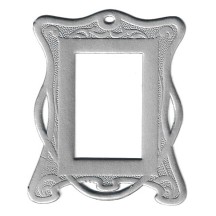 Silver Art Nouveau Dresden Foil Frames ~ 2