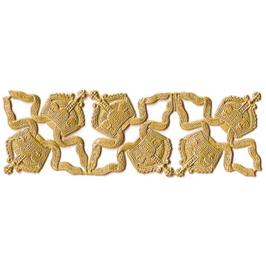 Antique Gold Dresden Foil Diadem Tiaras ~ 6