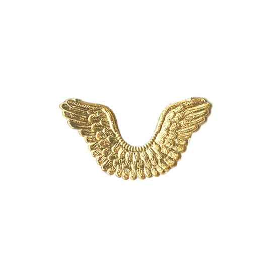 Gold Dresden Foil Wings ~ 7
