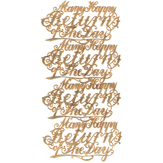 Many Happy Returns of the Day Christmas Scripts ~ 4
