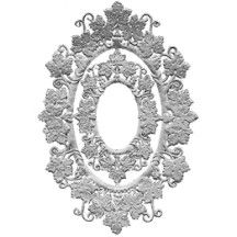 Silver Foil Grape Leaf Frames ~ 2