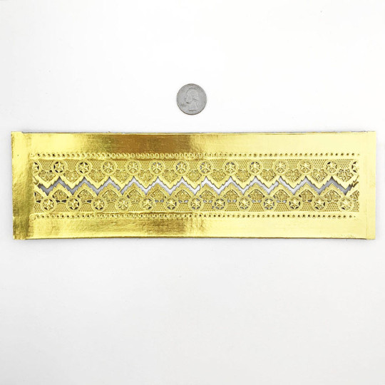Gold Dresden Foil Fancy Star Borders