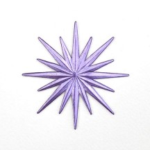Small Celestial Light Purple Dresden Foil Halo ~ 3