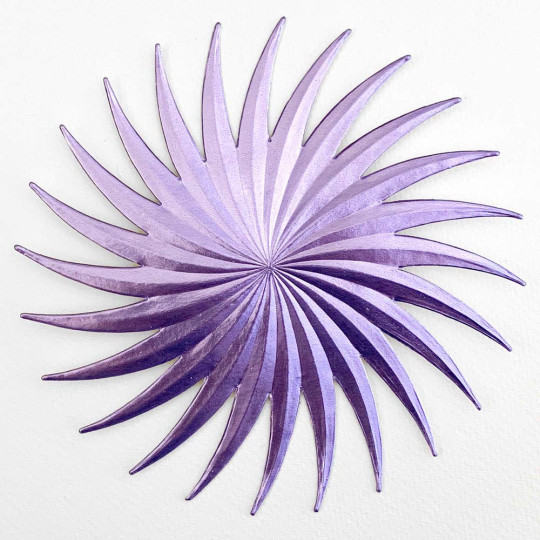 Extra Large Light Purple Dresden Foil Comet or Halo ~ 1
