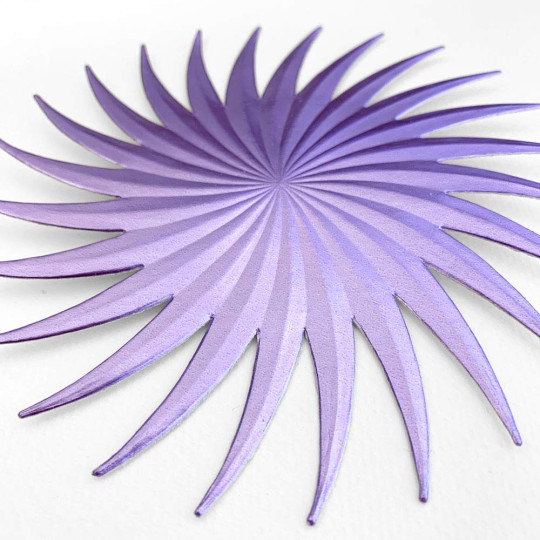 Extra Large Light Purple Dresden Foil Comet or Halo ~ 1