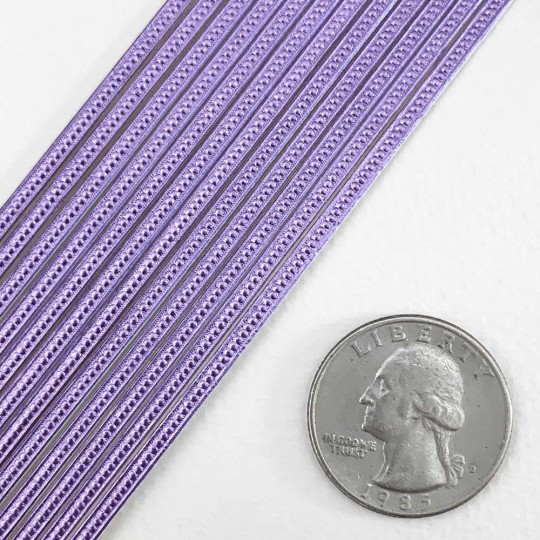 Super Petite Light Purple Flat Dot Dresden Trim ~ 1/8" wide