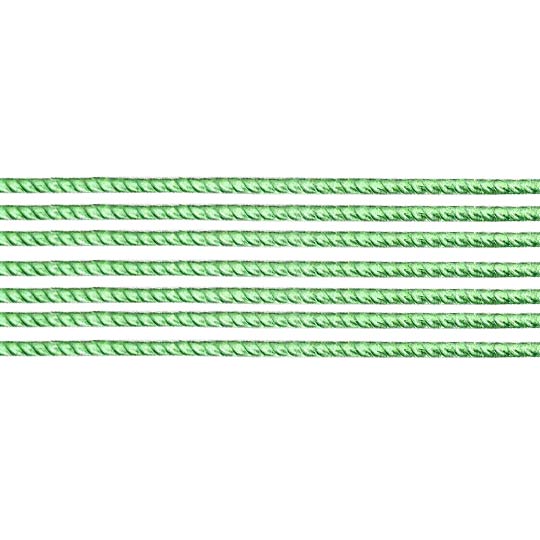 Super Petite Light Green Rope Twist Dresden Trim ~ 1/16" wide