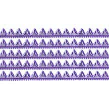 Light Purple Petite Pennant Dresden Paper Trim ~ 1/8"