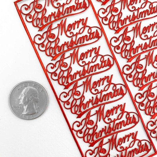 Petite Red Merry Christmas Scripts ~ 12