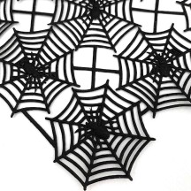 Black Dresden Spider Webs ~ 15