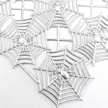 Silver Dresden Spider Webs ~ 15