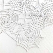 White Dresden Spider Webs ~ 15